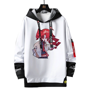 歌声合成UTAU招牌娘奇美拉重音Teto周边连帽卫衣男女二次元衣服潮