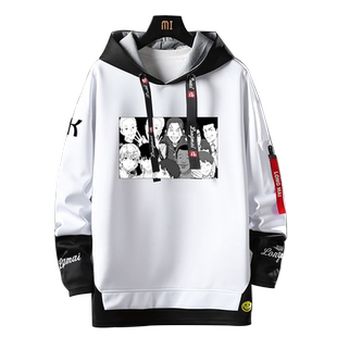 强风吹拂衣服周边柏崎茜cos同款清濑灰二印花卫衣男女休闲上衣