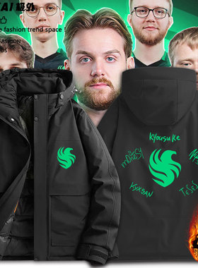 Falcons猎鹰战队CSGO2队服Niko京介同款加棉棉服秋冬男女棉衣上衣