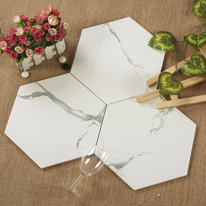 Promotion Six angle brick Hexagon ceramic tile 260300 TOILET kitchen balcony Tile non-slip ceramic tile White Jazzin the Decoration main material , Ceramic tile , Antique brick (Including culture stone)  category - from Buy2taobao.com to provide professional Taobao agent buy service