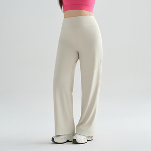 宽松瑜伽裤 阔腿跑步裤 薄款 小个子加长款 子 外穿运动直筒健身裤 大码