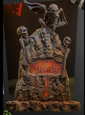 百分之三兵人1/6 hottoys 甲壳虫汁 Beetlejuice2 墓碑情景雕塑
