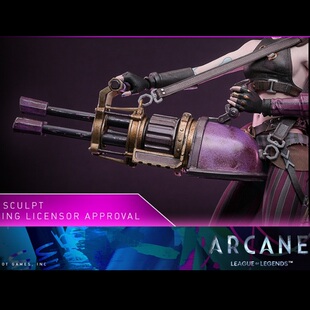 百分之三兵人1/6 hottoys 英雄联盟:双城之战 金克丝 武器