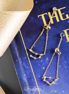 工作室925银十二星座诞生石戒指