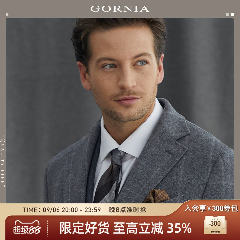 GORNIA/格罗尼雅男士中长款大衣图片