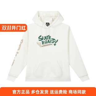 361度女士休闲上衣新品2026秋春连帽卫衣连帽女子套头运动衫