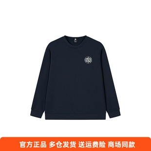 男装 长袖 圆领2025冬季 套头卫衣时尚 篮球运动上衣男 新品 361度正品