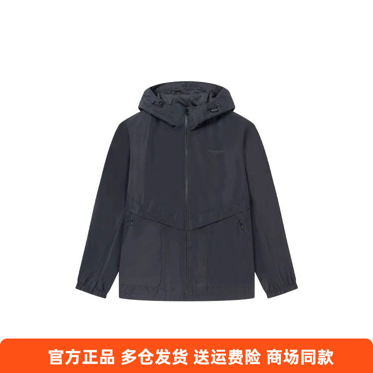 361正品女款运动2025春季新款绒里保暖防风上衣连帽外套开襟风衣