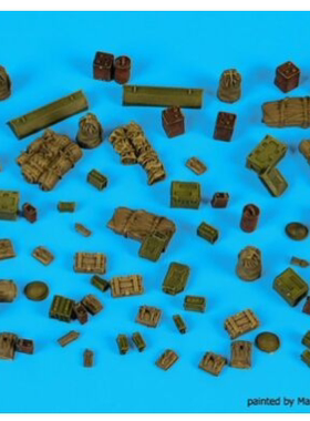 黑狗1/72英国各种设备和配件套装二战[树脂素体] T72091