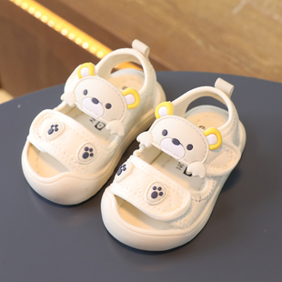 凉鞋 2岁婴儿软底学步鞋 男宝0一1 宝宝夏季 女小童夏天包头透气鞋 子