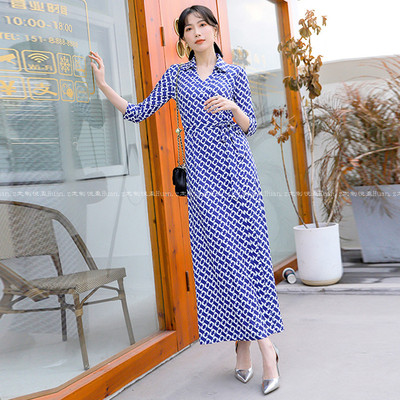 D家蓝经典锁链同款裹身裙