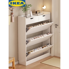 IKEA宜家超薄鞋柜家用门口入户玄关柜一体2024室内收纳翻斗式鞋架
