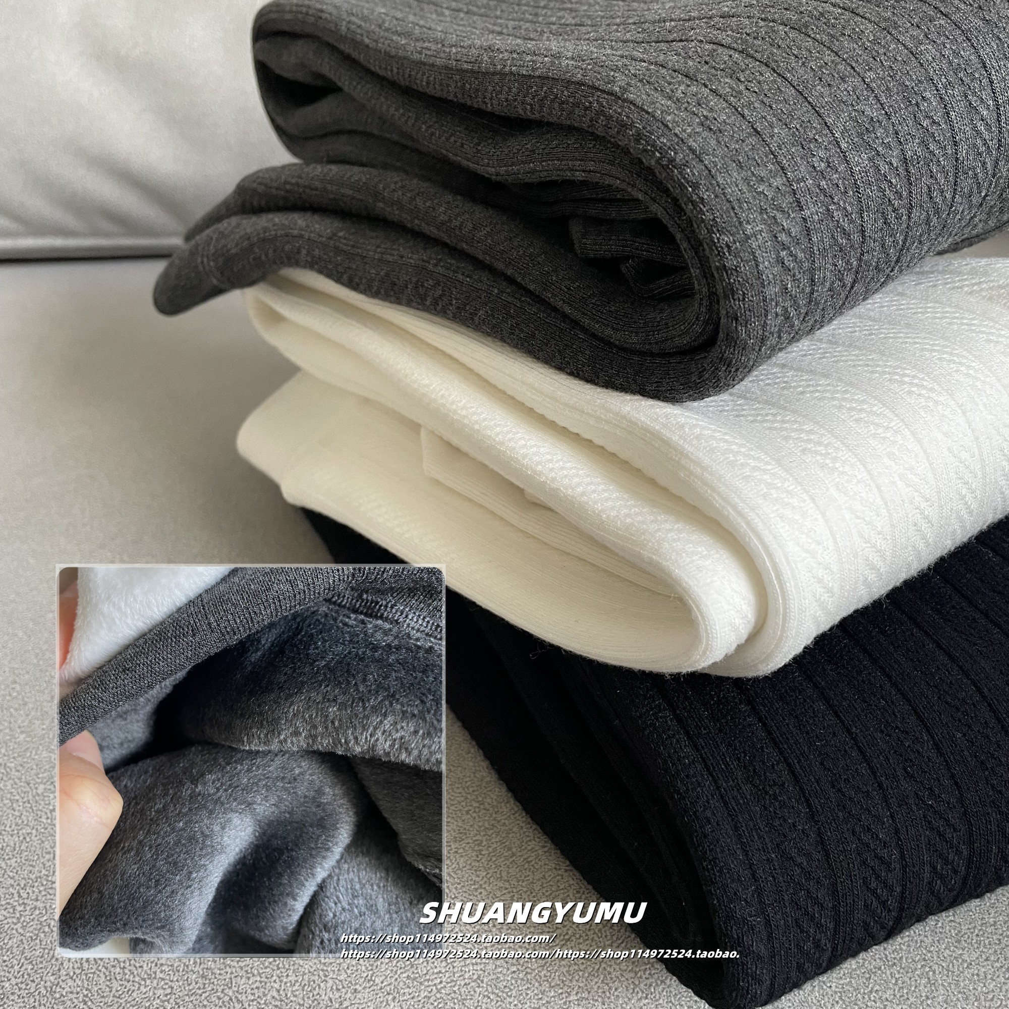 简约儿童连裤袜冬季加厚加绒保暖