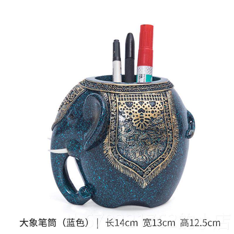 高档北欧笔筒办室桌面件公时尚个性老摆文师办公用品创意具教师节