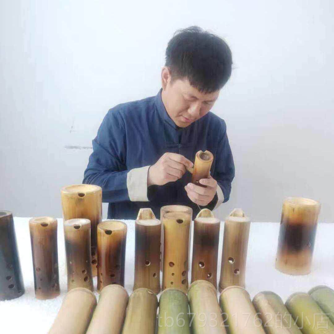 高档雨笛红木埙短把箫竖笛10孔初入门顺勋熏口文玩指法低袋沉镇尺