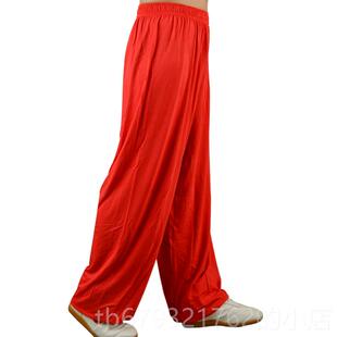 高档舒恒太极套维装裤莫尔竹纤男女习武中老年中式德灯笼大尺寸春
