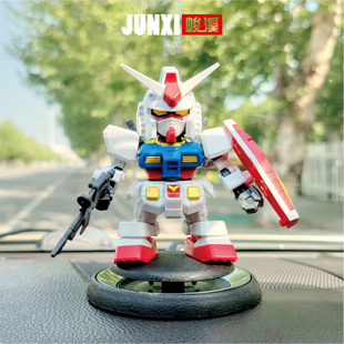 万代正版高达汽车载香薰中控摆件创意模型机动战士RX-78-2元祖
