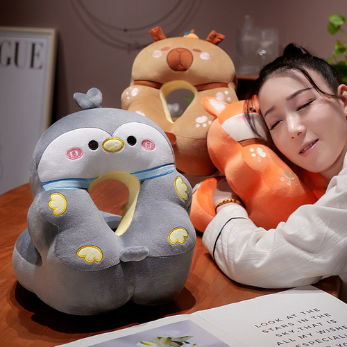 夏季双面可拆洗趴睡午休枕