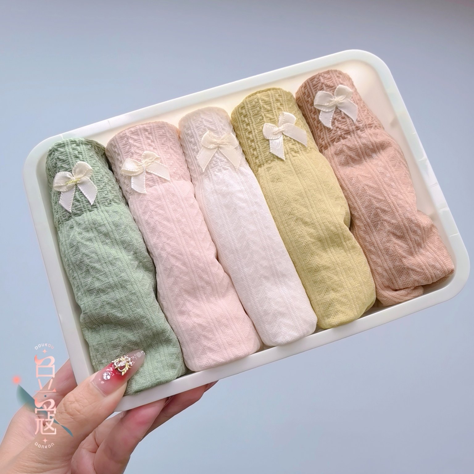 女士内裤大码饭盒装裆部棉性感短裤女高腰蝴蝶结无痕无缝便当三角,女士内衣/男士内衣/家居服,女三角裤,淘宝优惠券,粉丝福利购,淘宝优惠卷