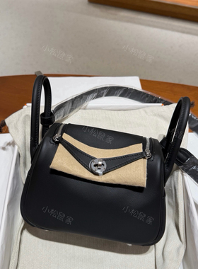 琳迪LD19黑色89金银mini手工蜡线定制swift意大利原厂皮保龄球包