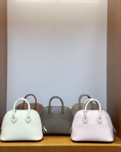 定制bolidemini保龄球大象灰金扣h原厂EVE纯手工手缝蜡线金棕奶茶