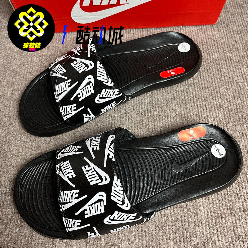 Nike/耐克男子夏季轻便一字拖运动休闲外穿沙滩凉拖鞋CN9678-008