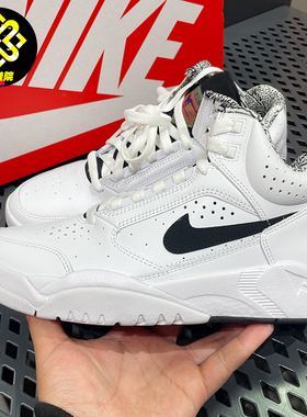 Nike耐克AIR FLIGHT LITE男子中帮复古百搭运动休闲鞋DJ2518-100