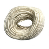 槐渔 白色拉网绳渔网专用拉绳全新高强度聚乙烯扁丝PP绳打包绳子