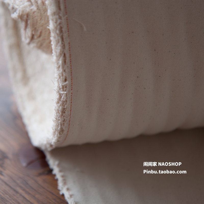 半米价)闹闹家帆布手工diy布料全棉坯布帆布6/8/10/12/16安面料,居家布艺,海绵垫/布料/面料/手工diy,淘宝优惠券,粉丝福利购,淘宝优惠卷