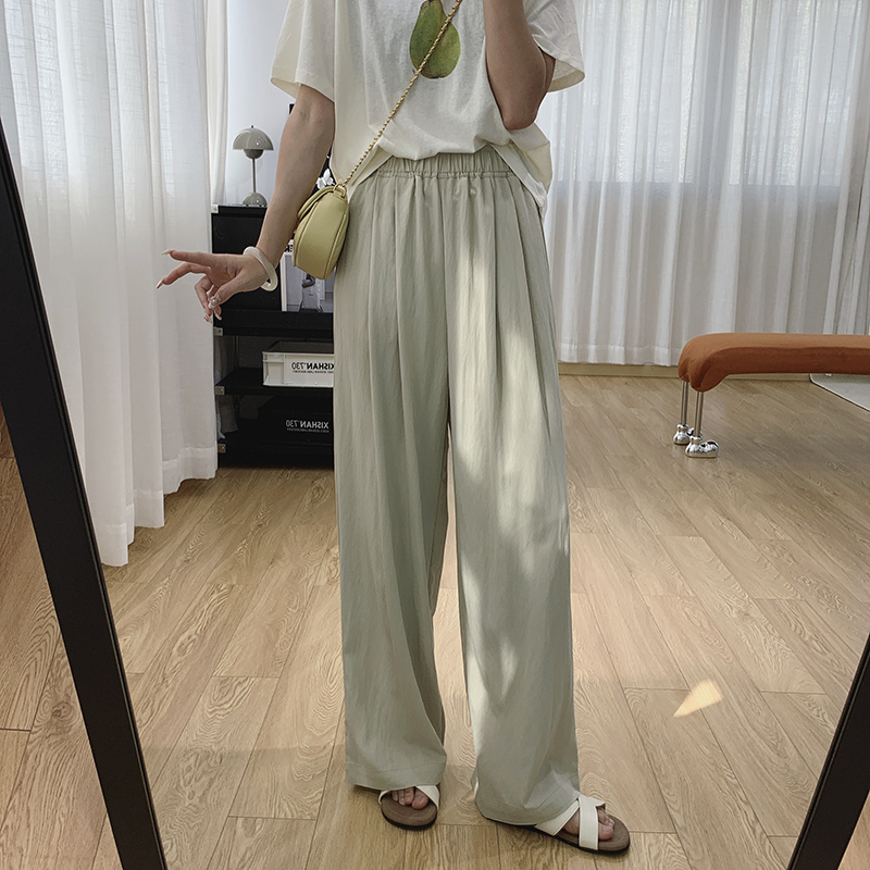 夏日凉凉裤~宽松直筒休闲阔腿裤