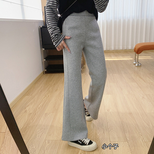 裤 女春季 子修身 提臀喇叭休闲裤 零压无感 春糯米裤 高腰显瘦微喇裤