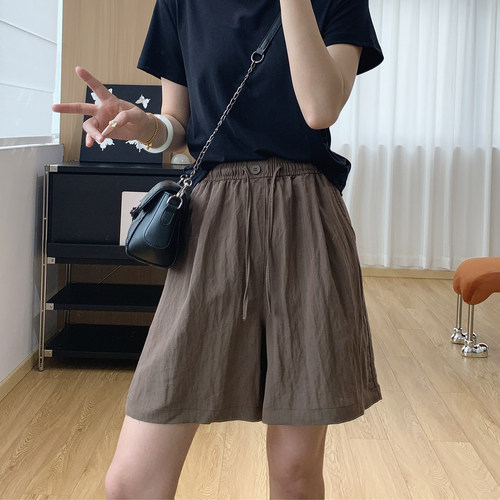 超百搭亚麻裤！四分休闲短裤女夏