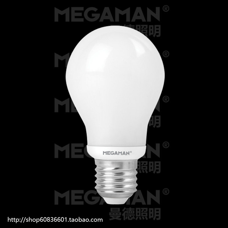 德国 MEGAMAN 曼佳美 LED 节能灯 5.5W 球泡灯泡 超亮 全周光