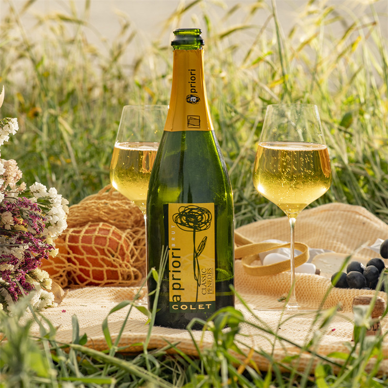 经典佩内德斯认证 传统法起泡酒 西班牙cava 科莱特 餐酒口粮酒