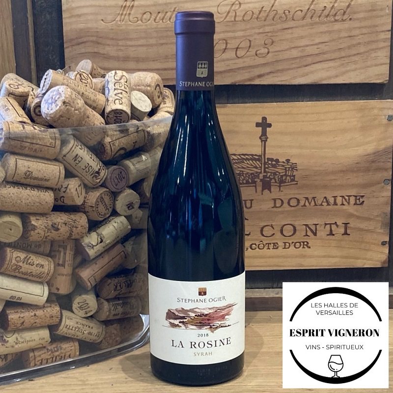法国罗纳河谷 Stephane Ogier La Rosine西拉干红 原瓶进口 AIW