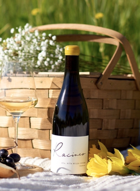 美国酒 Racines 兰欣娜酒庄圣丽塔山干白 2019 精品葡萄酒