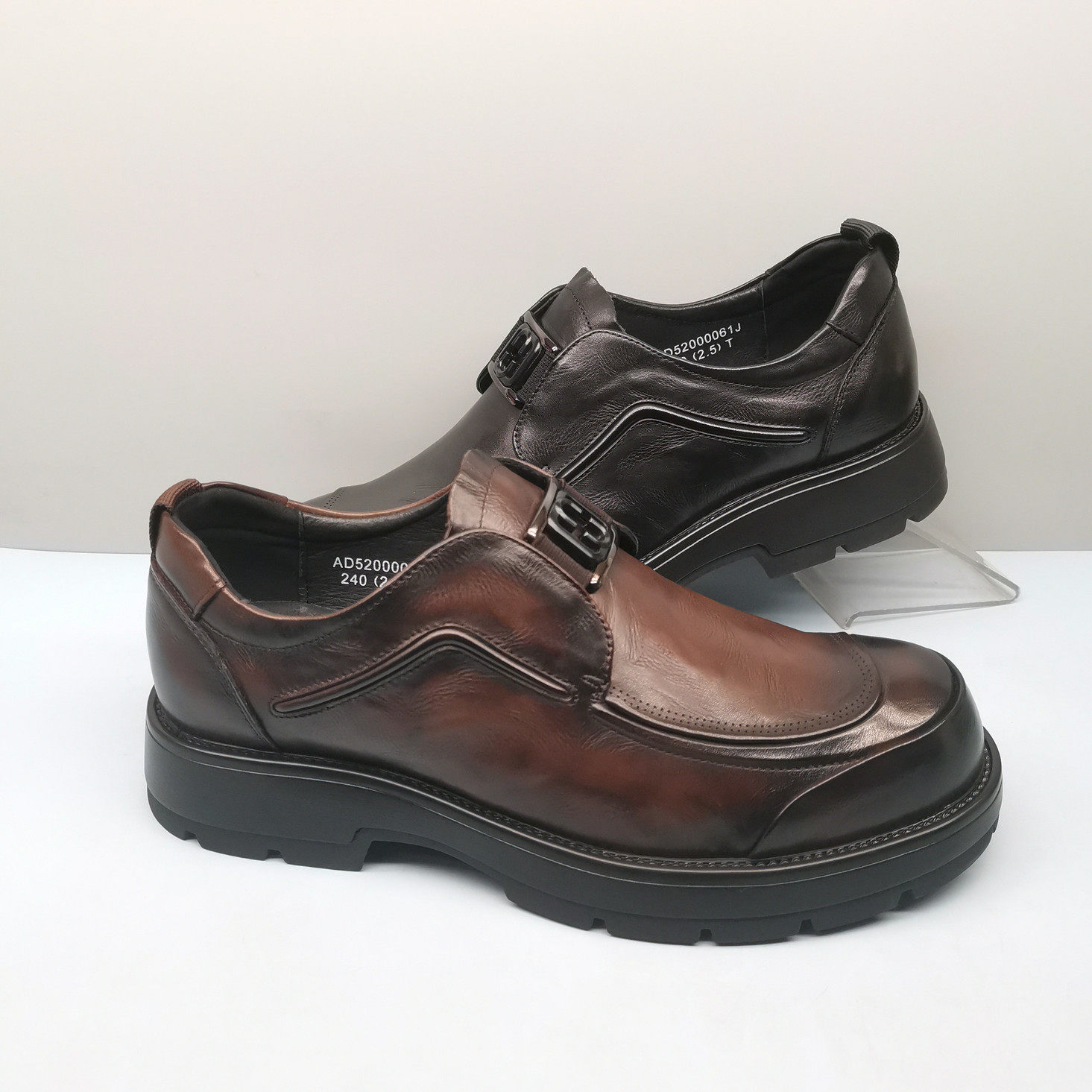 红蜻蜓皮鞋男新款AD52000061J商务一脚蹬真皮大头鞋男AD52000062J,流行男鞋,休闲皮鞋,淘宝优惠券,粉丝福利购,淘宝优惠卷