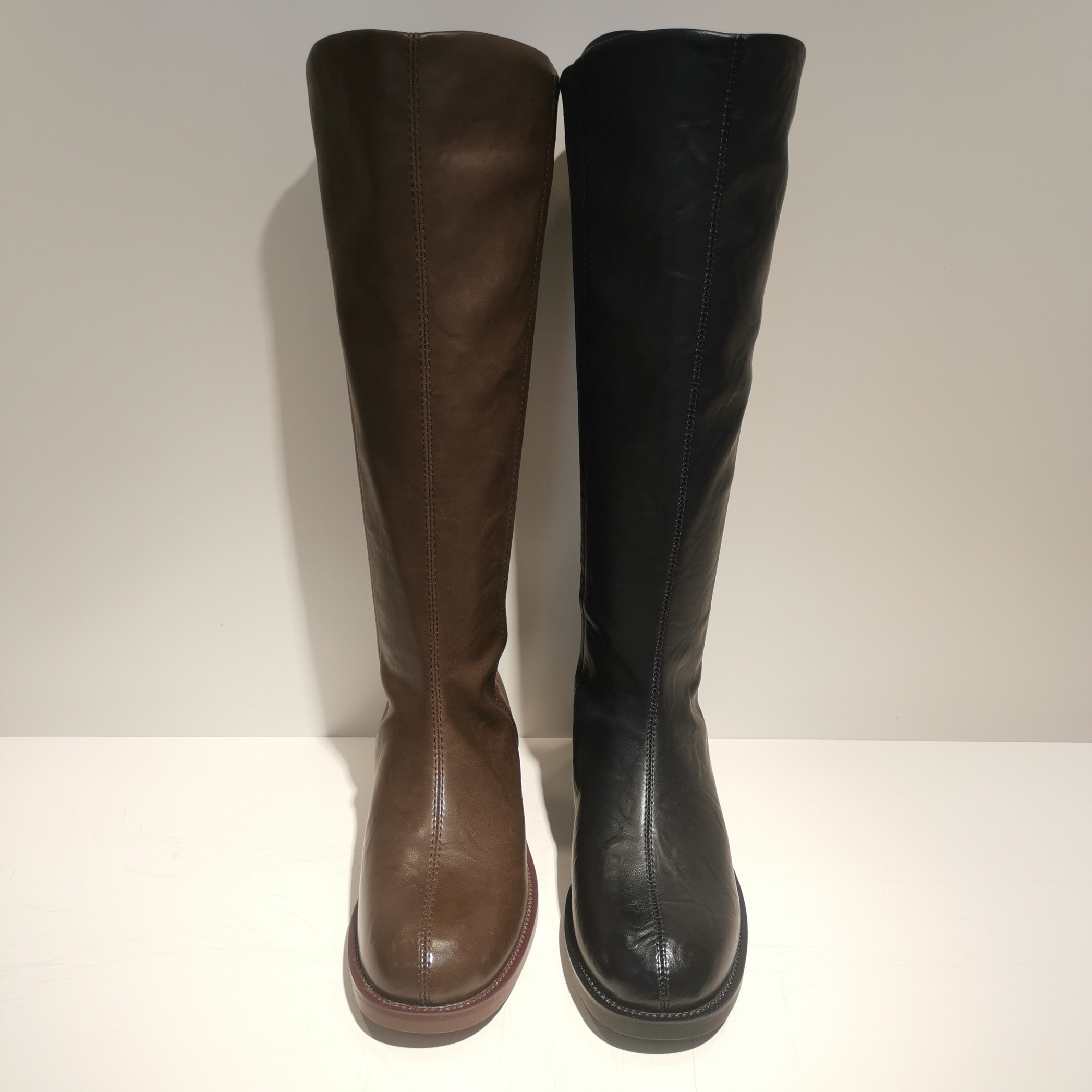 红蜻蜓长筒靴女秋冬CD53044041中跟加绒瘦瘦靴女中筒靴CD53044042