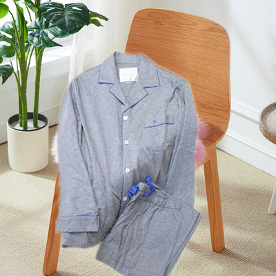 春季欧美男士针织全棉长袖长裤