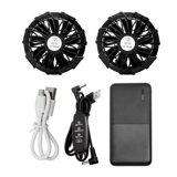 哲堡 Летний охлаждающий вентилятор, униформа медсестры с аксессуарами с зарядкой для работы, рабочая одежда