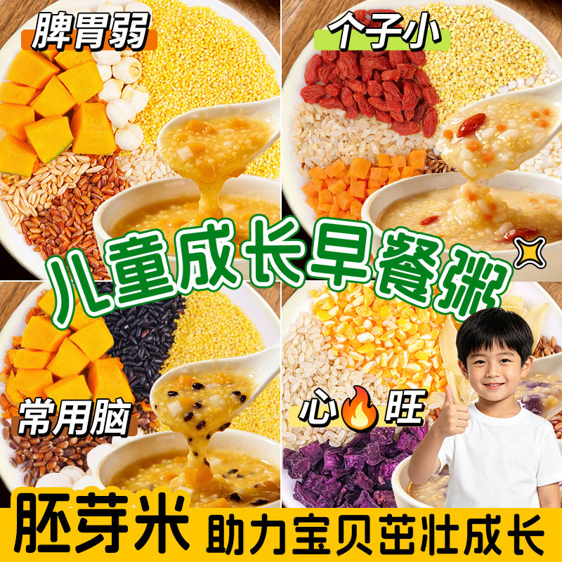 八宝粥米五谷杂粮粥儿童营养早餐胚芽米粥独立包装宝宝辅食粥粗粮
