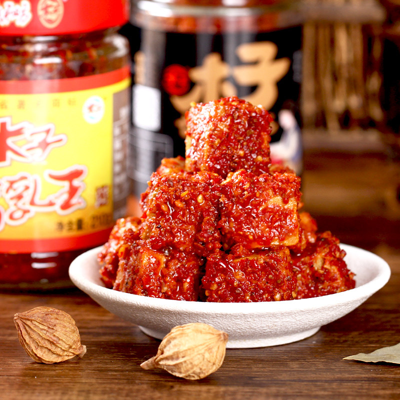 木子腐乳湖南津市特产香辣农家湖南霉豆腐麻辣自制豆腐乳1瓶包邮