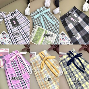 咪琦兔JK格裙高腰日系半身百褶裙原创校供制服正版春夏短裙小清新