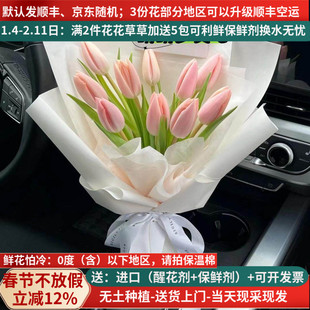 郁金香鲜花云南昆明斗南市场基地直发花直批水养水培花束家用插花