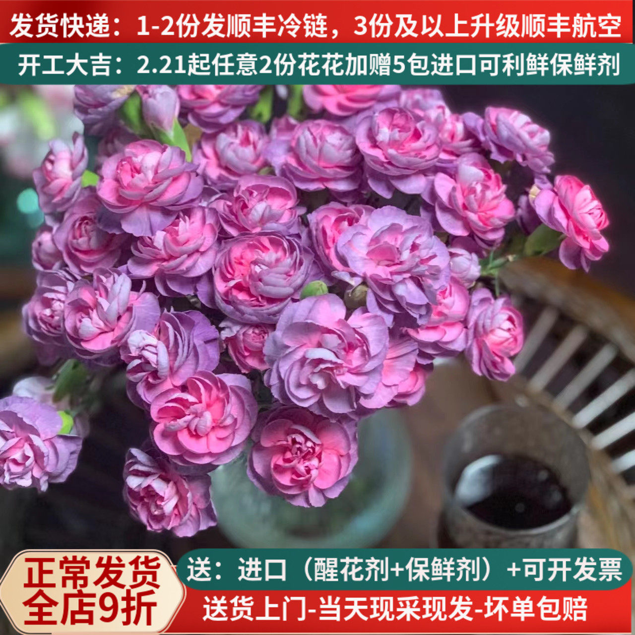 稀有多头康乃馨云南基地直发