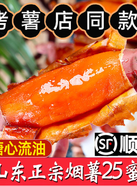 山东红薯蜜薯5斤新鲜番烟薯25烤富硒地瓜农家自种糖心小山芋
