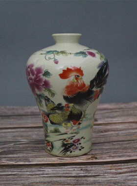 景德镇仿古风粉彩展柜家居装饰