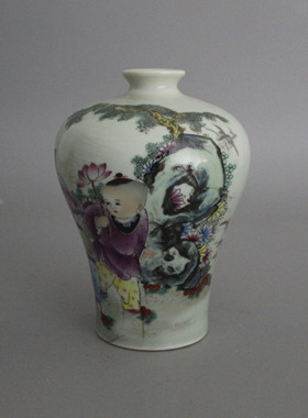 景德镇仿古风粉彩展柜家居装饰