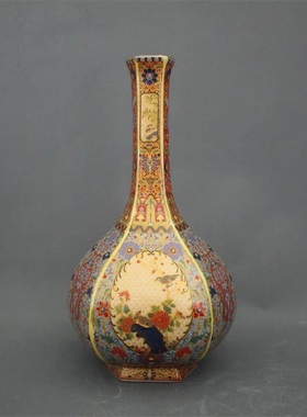 景德镇装饰摆件大清雍正六方