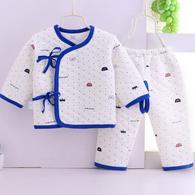 新生婴儿刚出衣服冬季初满月子过套装